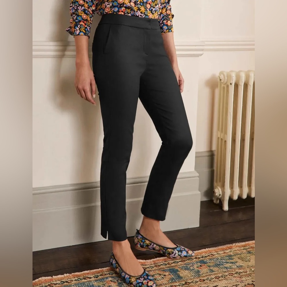 NEW Boden Richmond 7/8 Pants TOll4 Black Trousers Pants Size US 16/18